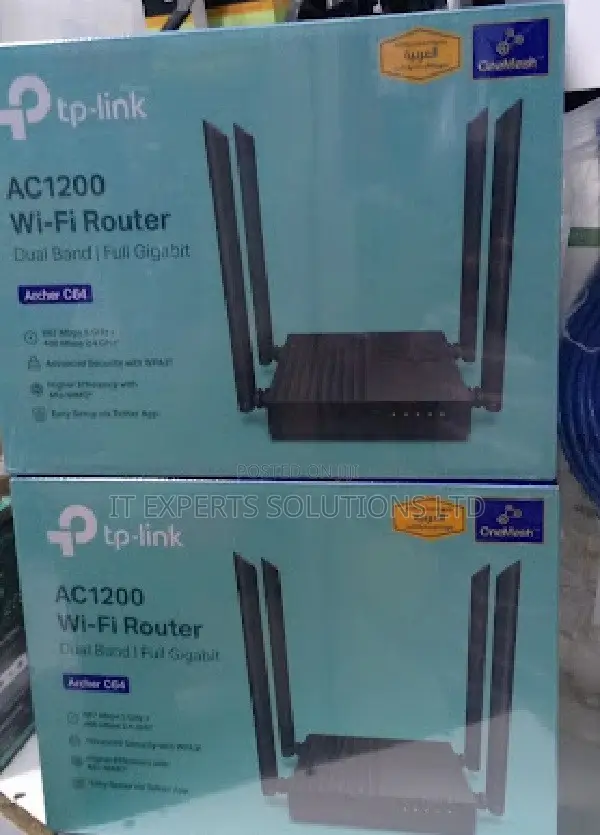 Tp Link Archer C64 Ac1200 Wi-Fi Router Full Gigabit
