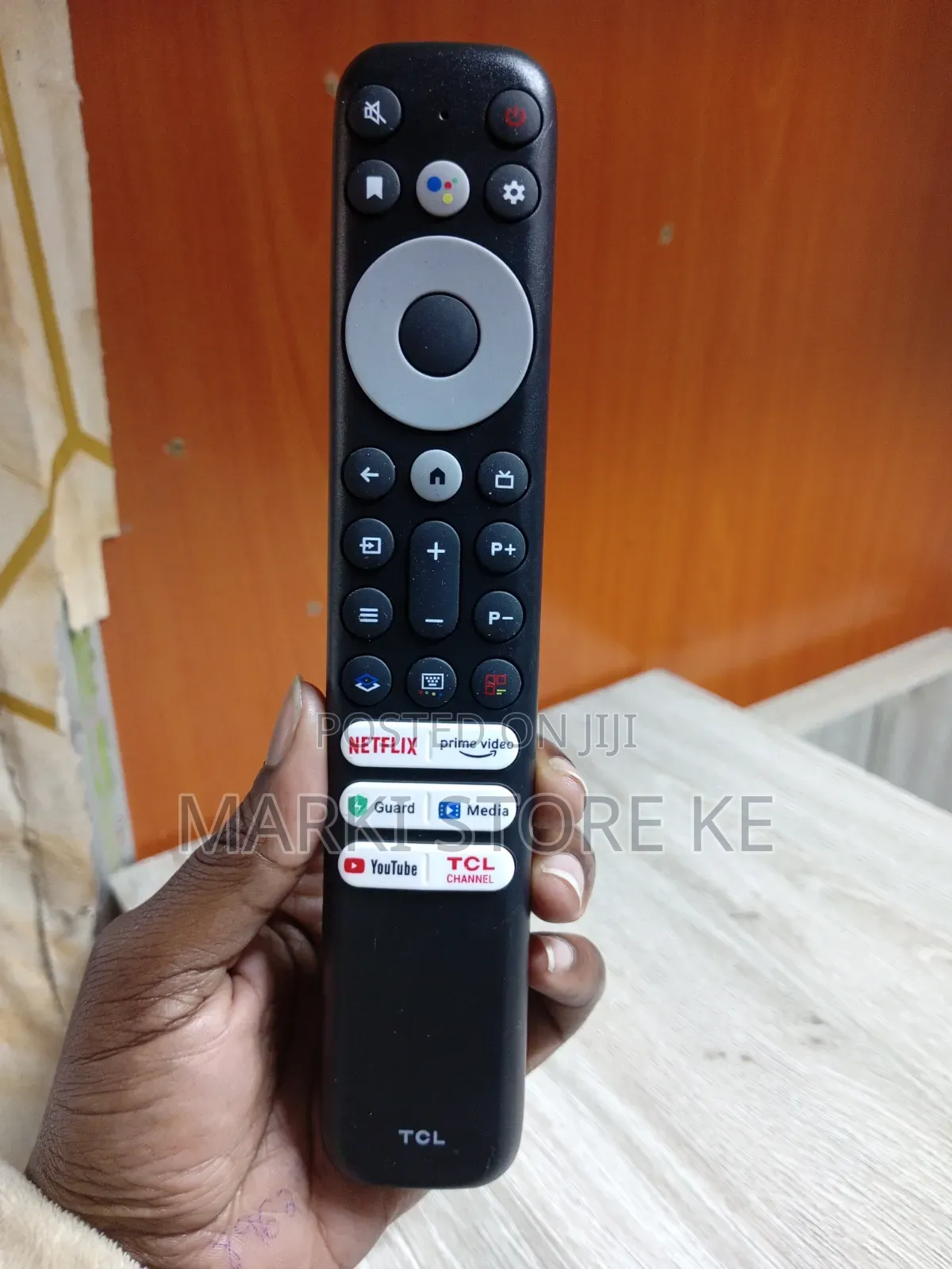 TCl Smart TV Remote With YouTube, Netflix, Prime Video Buttons