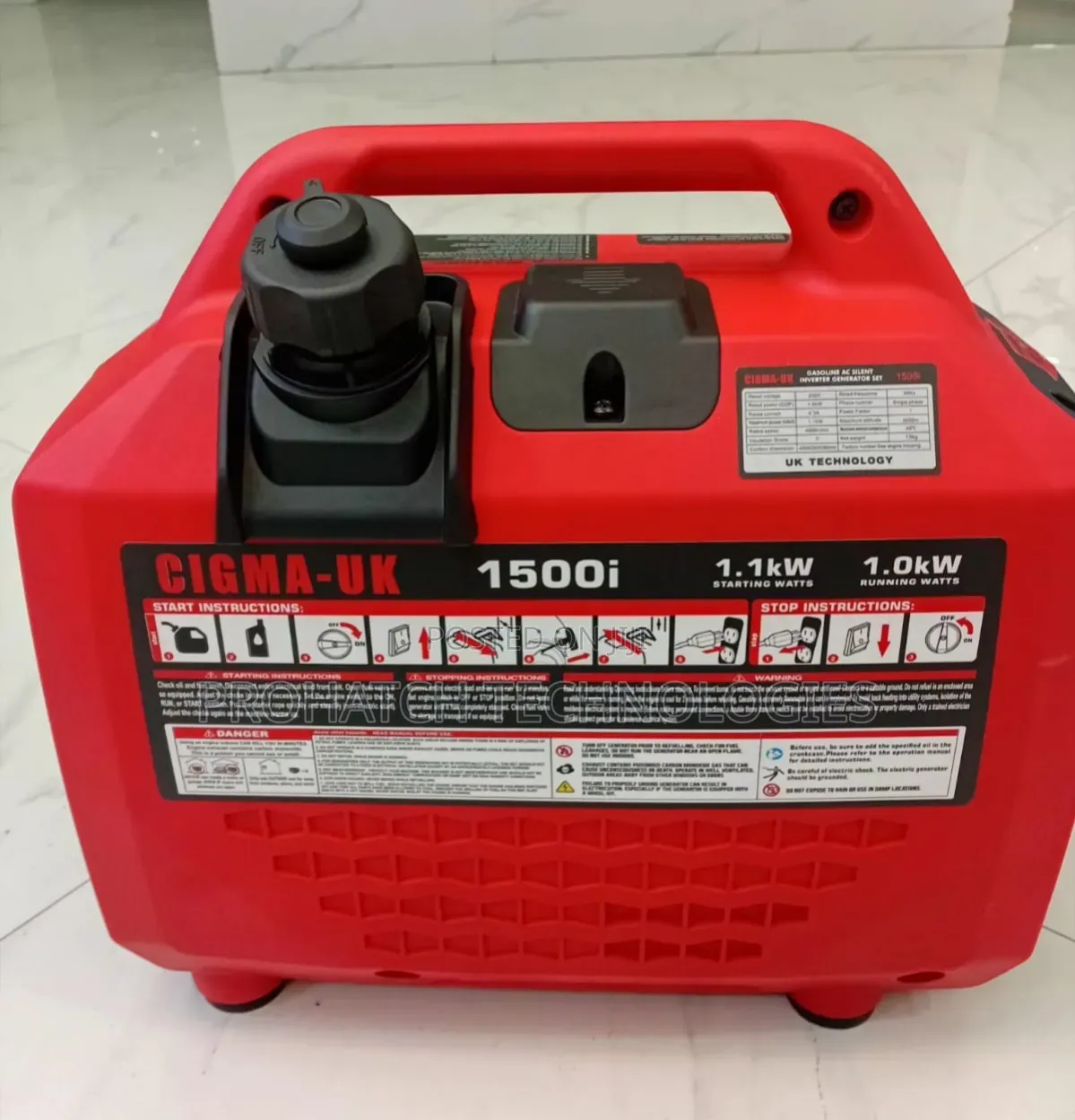 1.1kwh Cigma Uk Silent Inverter Generator