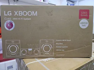 LG XBOOM CJ44 480W 2.1-Channel Hi-Fi Party Bluetooth and Karaoke Tools