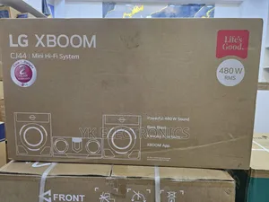 LG XBOOM CJ44 480W 2.1-Channel Hi-Fi Party Bluetooth and Karaoke Tools
