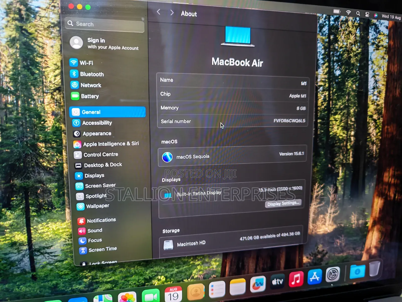 Laptop Apple MacBook Air 2020 M1 8GB Apple M1 SSD 512GB