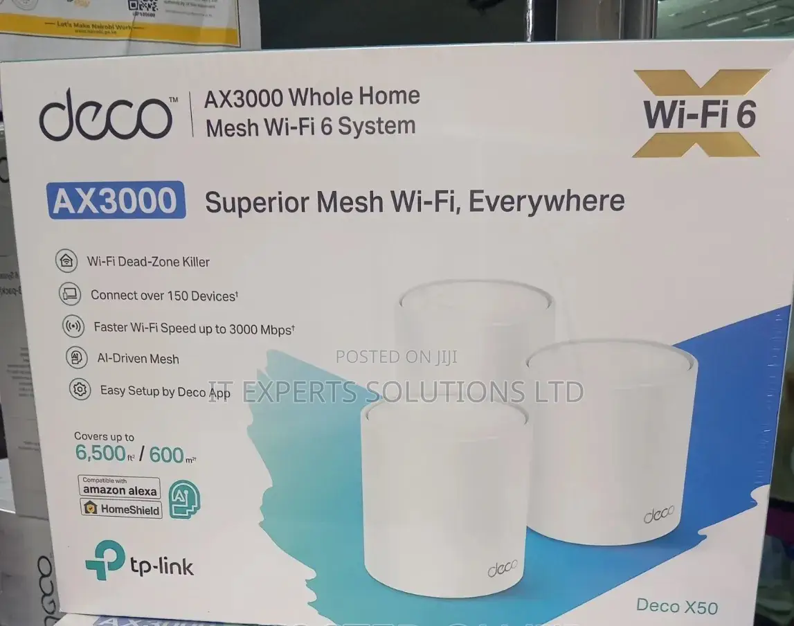 TP-Link Deco X50 | Ax3000 Whole Home Mesh Wi-Fi 6 System