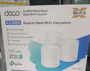 TP-Link Deco X50 | Ax3000 Whole Home Mesh Wi-Fi 6 System