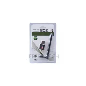 USB WiFi Adapter With Antenna for Computer, 300Mbps Speed ​​- Black