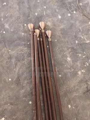 Bronze, Easy to Drill and Install Powder Coated Window Curtain Rods