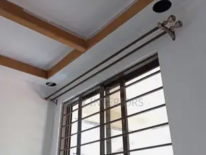 Bronze, Easy to Drill and Install Powder Coated Window Curtain Rods