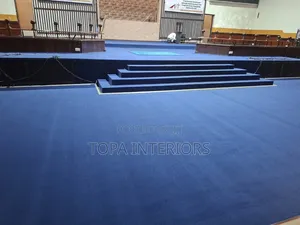 Blue Church Carpets Wall to Wall Flooring Installation