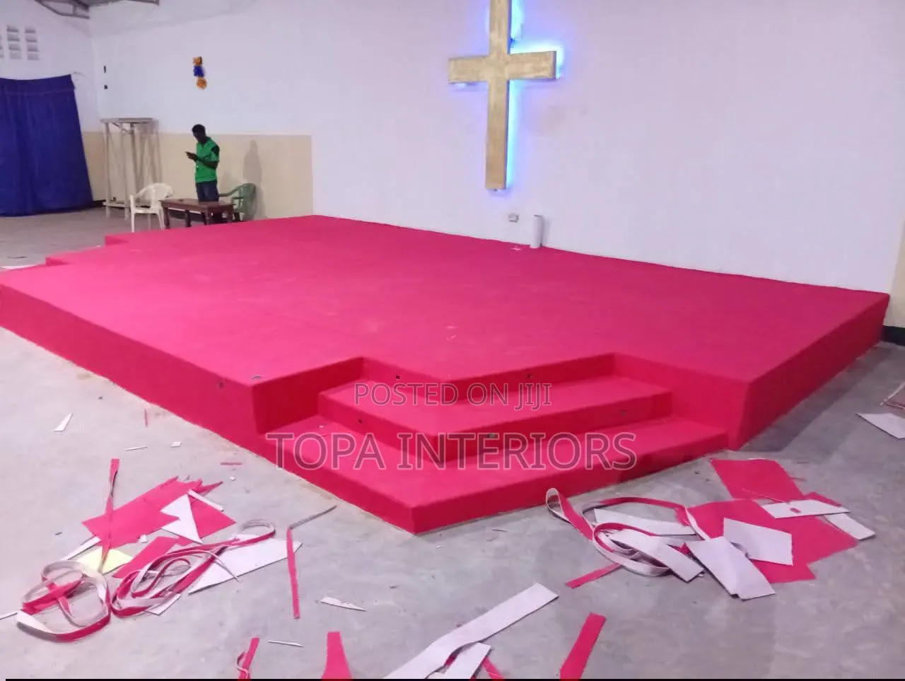 Durable Easy to Clean Church Altar Floor Carpets