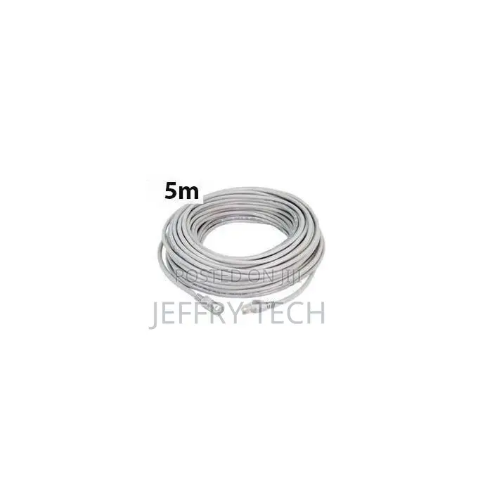 5m FTP Network Cable - Cat 6 - Grey