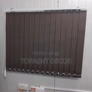 Orange, Brown Long Span Vertical Blinds