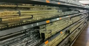3m Double Gold Good Quality Curtain Rod