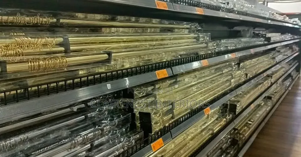 3m Double Gold Good Quality Curtain Rod