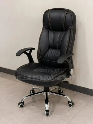 High Back Leather Ergonomic Swivel Computer Chair