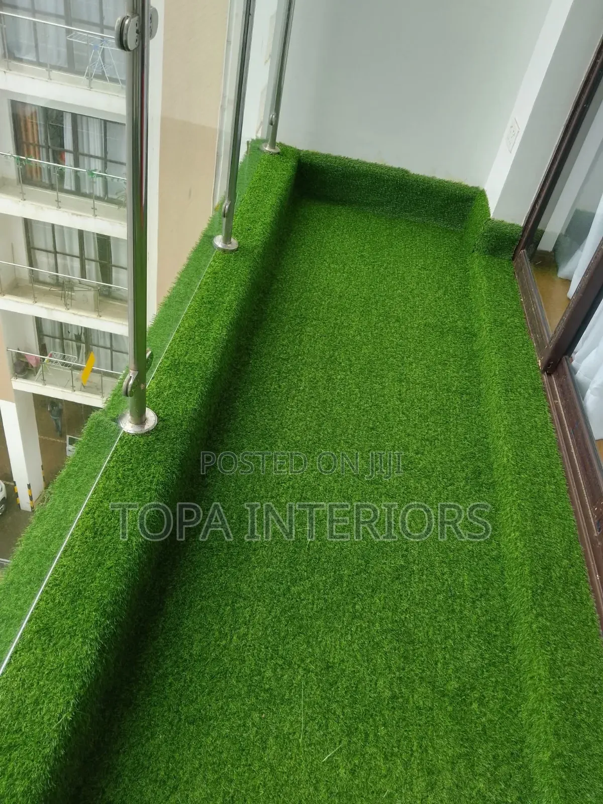 Fluffy Grass Carpets for Balcony Garden Revamp