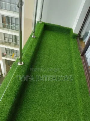 Fluffy Grass Carpets for Balcony Garden Revamp