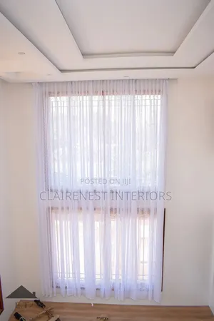 Plain White, Transparent, Easy to Wash Window Sheers