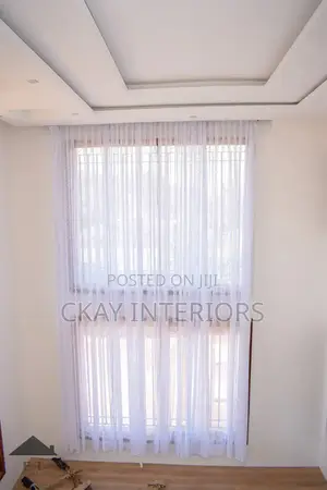 Plain White, Transparent, Easy to Wash Window Sheers