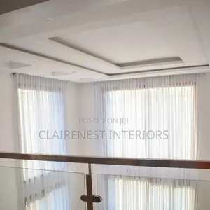 Plain White, Transparent, Easy to Wash Window Sheers