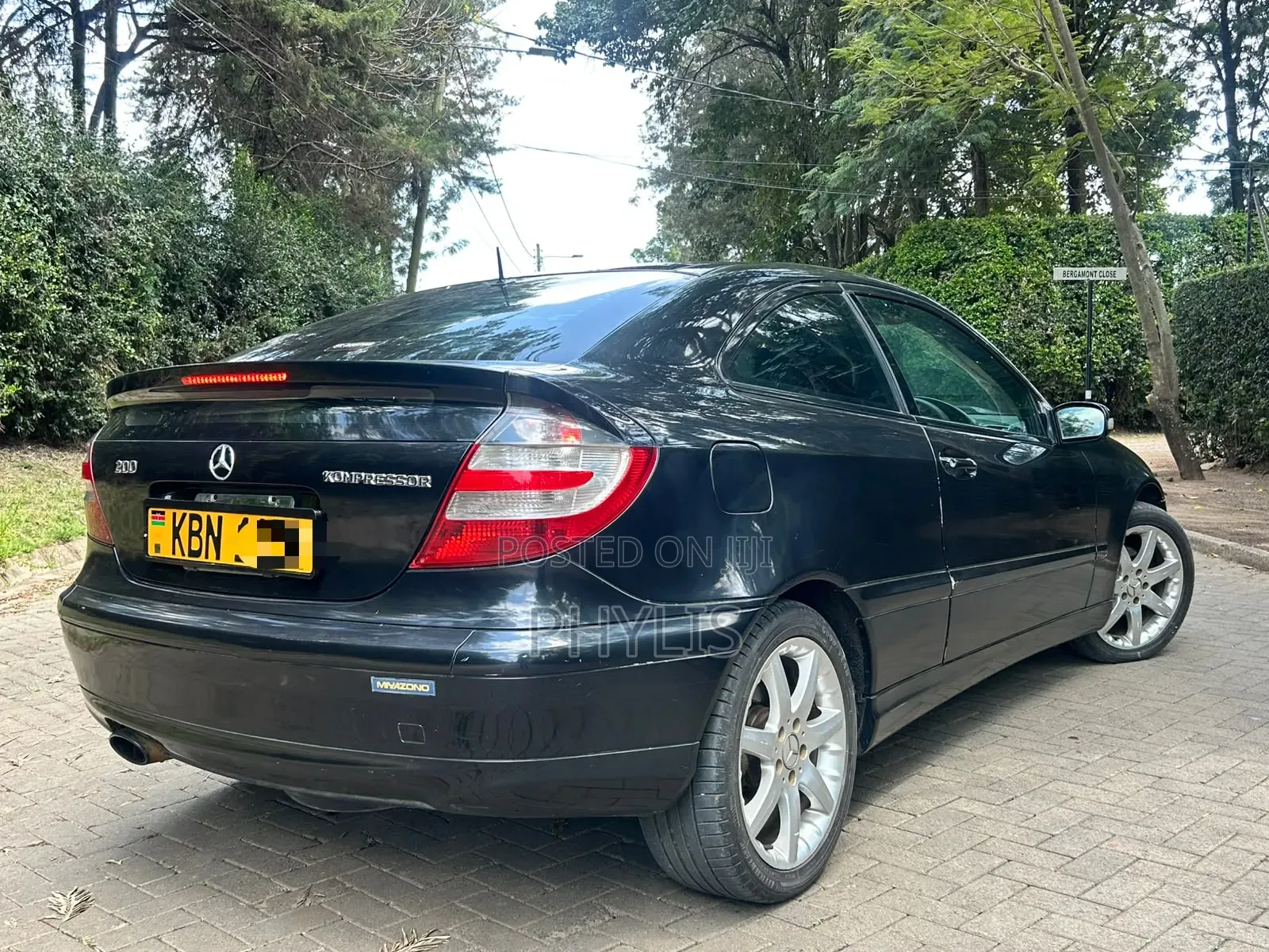 Mercedes-Benz C200 2005 Black