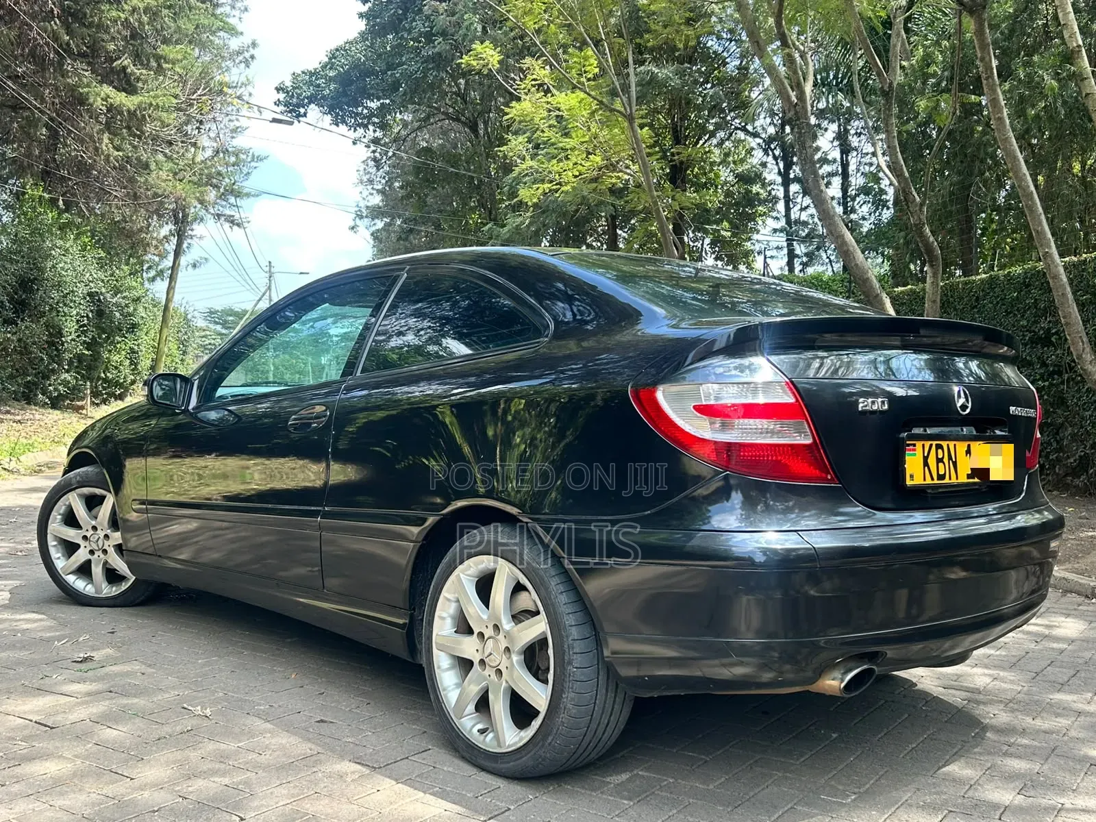 Mercedes-Benz C200 2005 Black