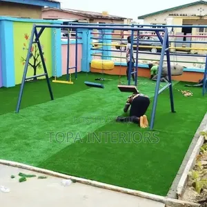 Outdoor Mats for Children's Playground Floor Artificial Grass Carpets