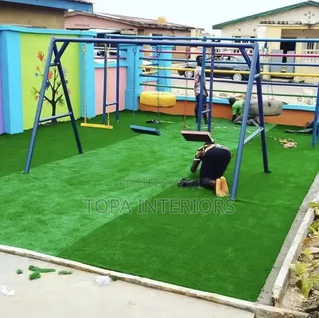 Outdoor Mats for Children's Playground Floor Artificial Grass Carpets