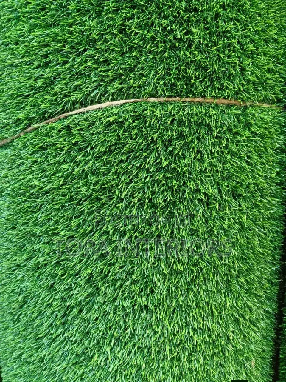 Resting Balcony Space Artificial Green Turf Grass Carpets