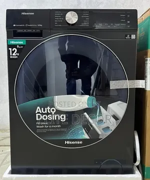 Hisense 12kg/8kg Front Load Washing Machine – Wash Dry | Model