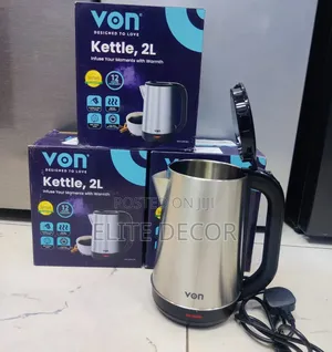 VON 2L Cordless Stainless Steel Electric Kettle
