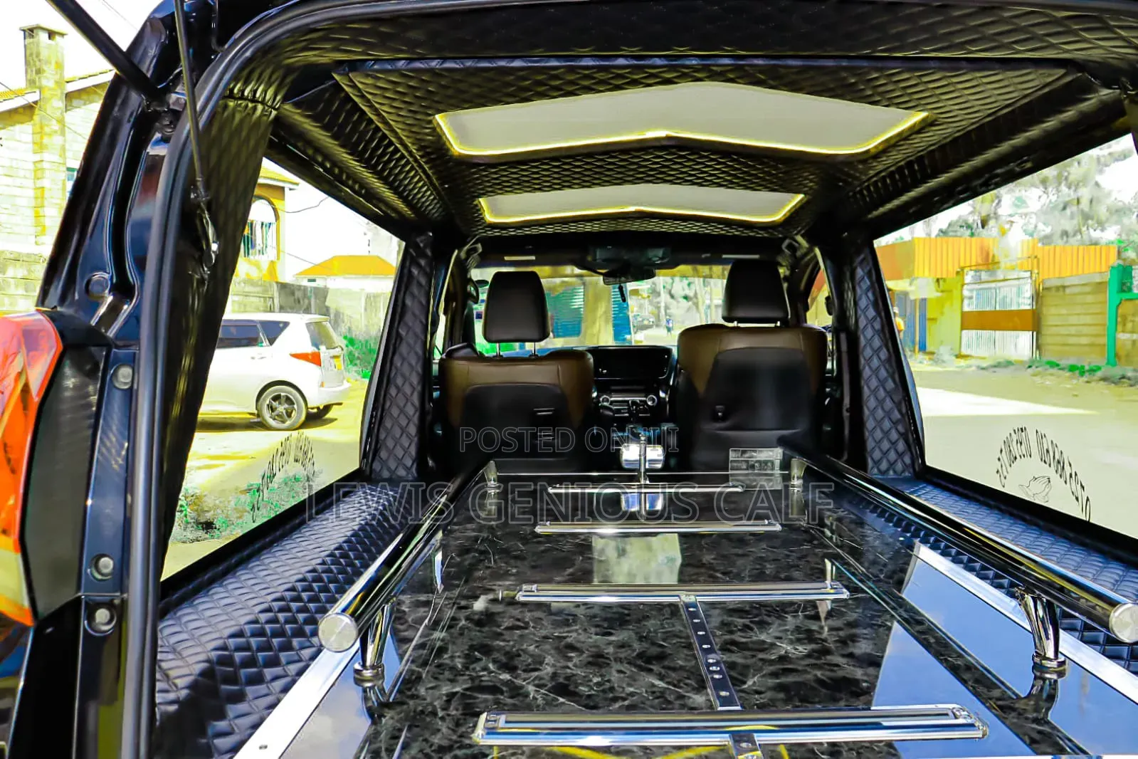 Hearse and Coffin