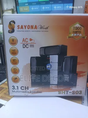 Sayona 3.1 Channel Subwoofer – 7000W PMPO AC/DC