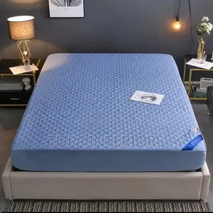 Blue New Waterproof Mattress Covers for Bedwetting Kids