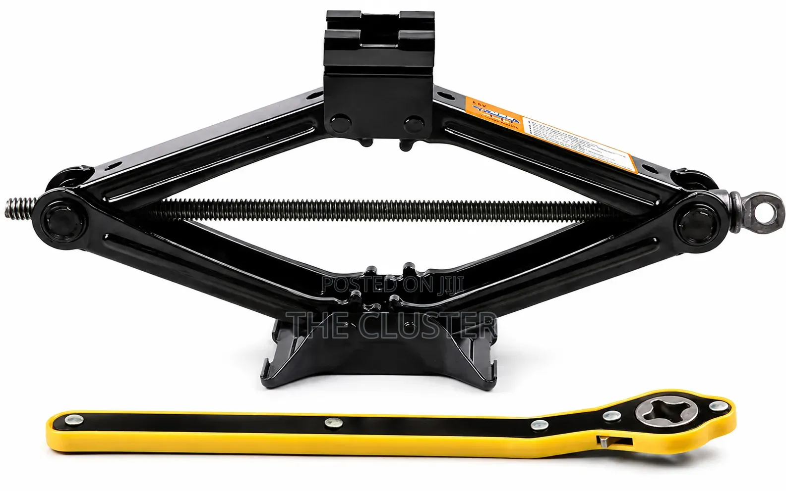 Heavy Duty Scissor Jack With Labour Saving Ratchet Wrench