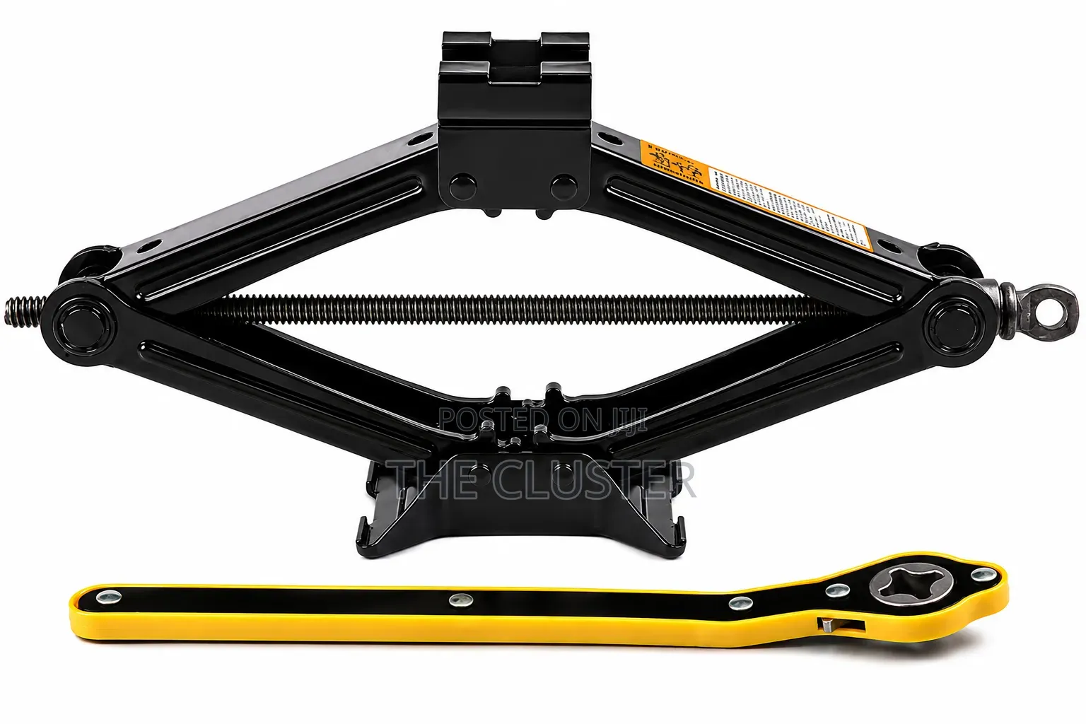 Heavy Duty Scissor Jack With Labour Saving Ratchet Wrench