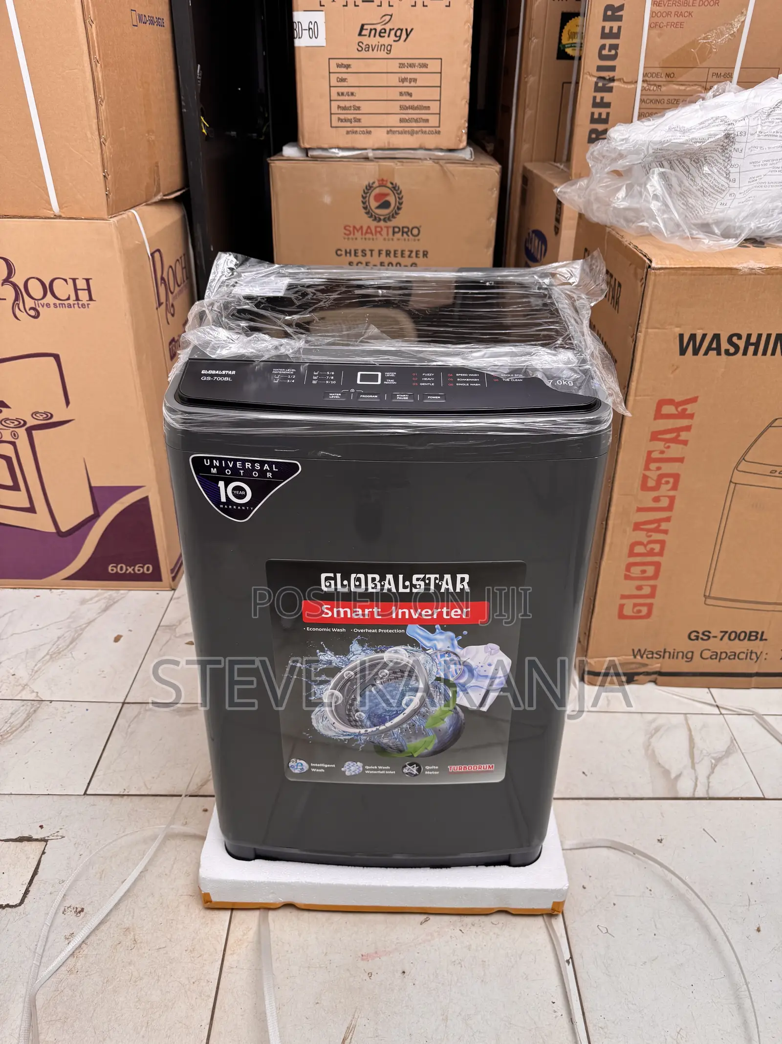Globalstar 7kg Full Automatic Top Load Washing Machine