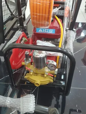 Aico Trolley Sprayer With Cable Reel Stand and 7.5hp Petrol Engine