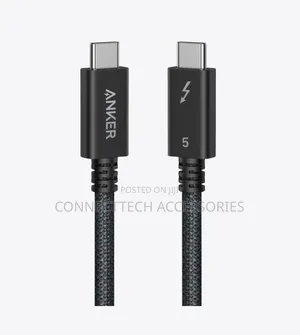 Anker Prime Thunderbolt 5 Cable (3.3 Ft / 1.7 Ft, 80 Gbps, 240W)