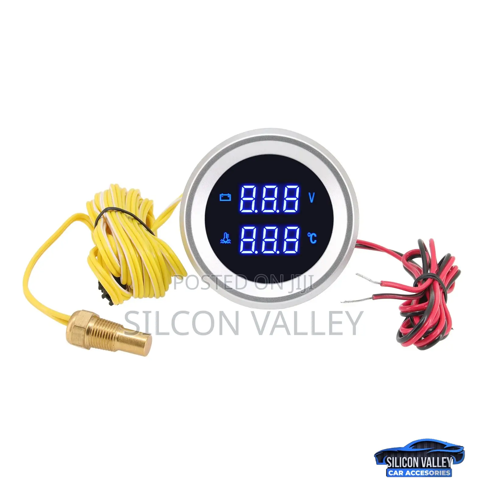Car / Trucks Dual Temperature and Voltage Gauge Digital