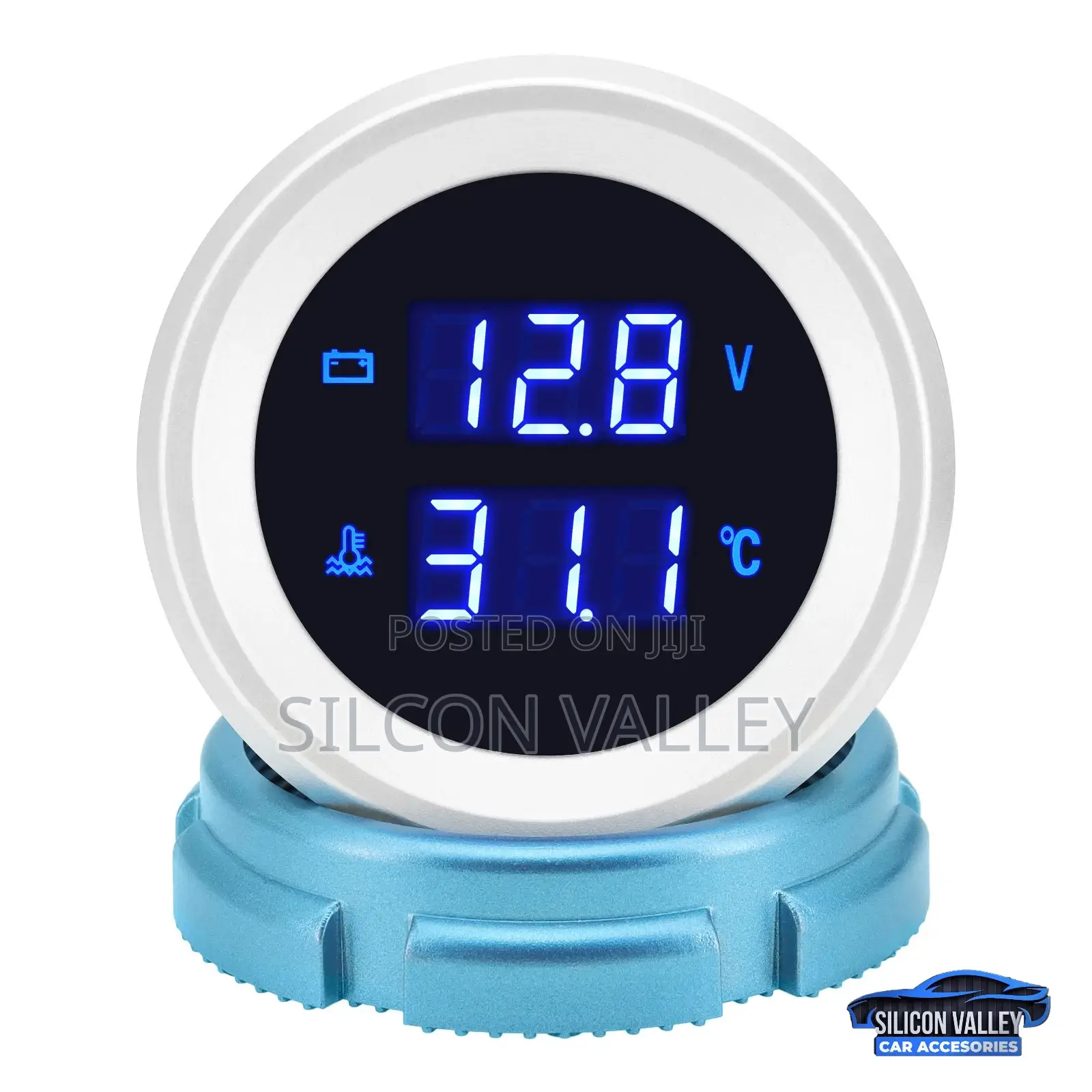 Car / Trucks Dual Temperature and Voltage Gauge Digital