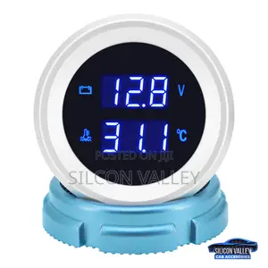 Car / Trucks Dual Temperature and Voltage Gauge Digital