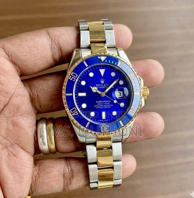Blue Dial Automatic Rolex Submariner - main view