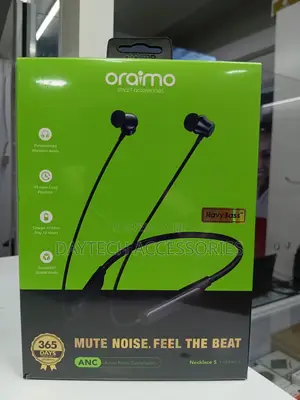 Oraimo Necklace 5 ANC Neckband Earphones 40-Hr Long Playtime