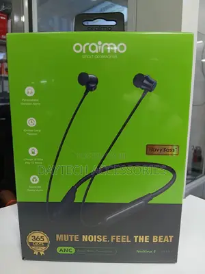 Oraimo Necklace 5 30dB Noise Cancellation Call Vibration Earphones