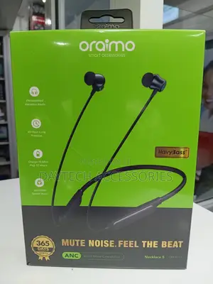 Oraimo Necklace 5 30dB Noise Cancellation Call Vibration Earphones