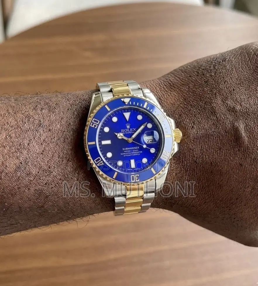 Two-Tone Blue Dial Automatic Rolex Submariner