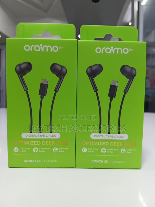 Oraimo Conch 2C (Model: OEP-320C) Digital Type-C Wired Earphones.