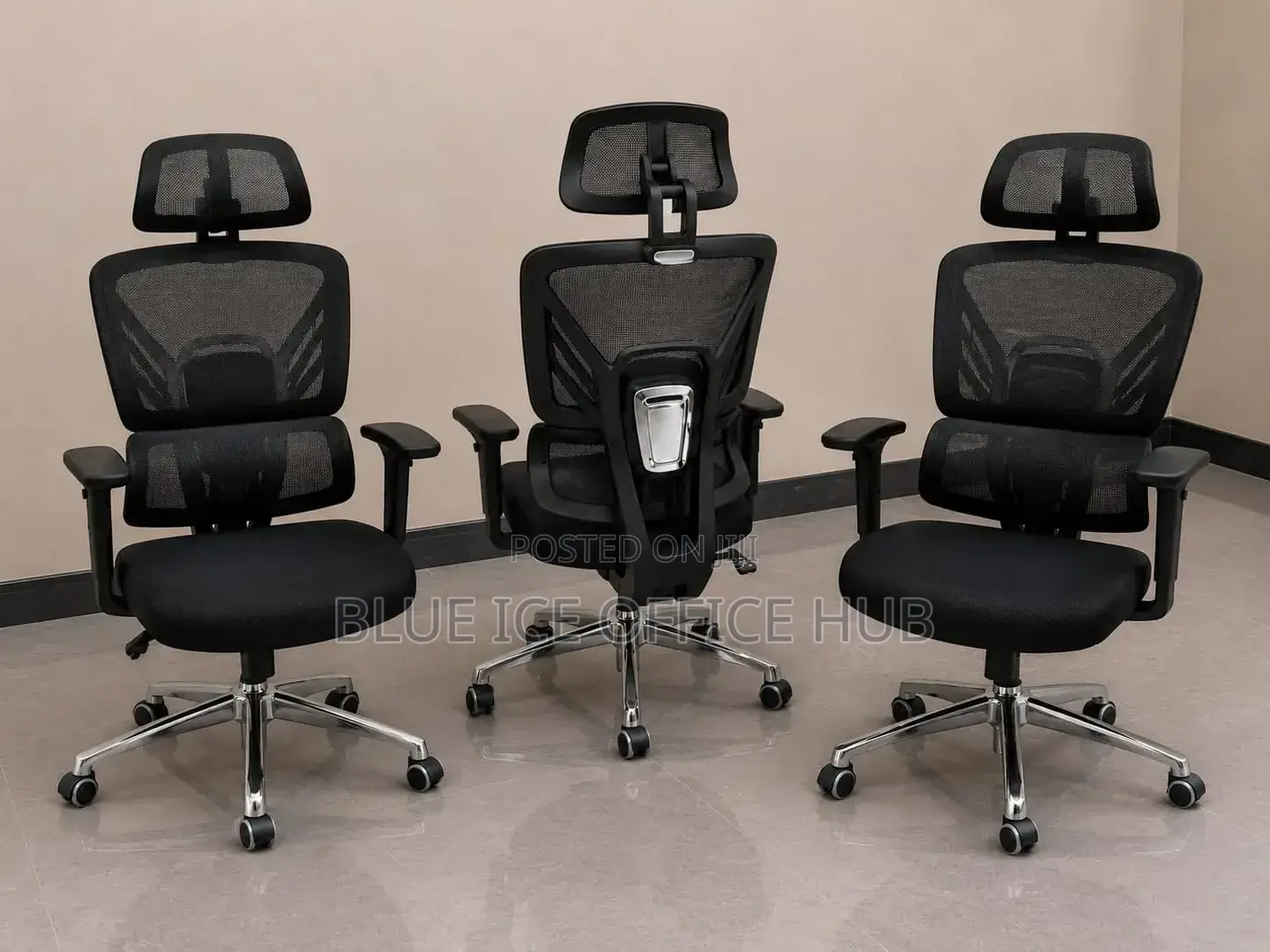 Ergonomic Executive Mesh Office Chair With Headrest