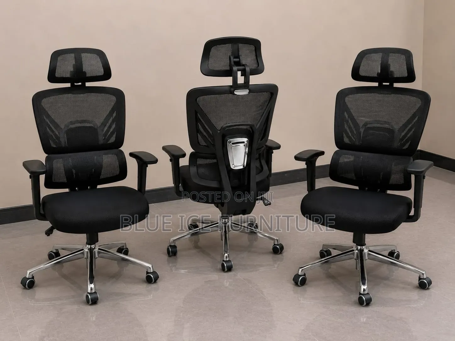 Ergonomic Executive Mesh Office Chair With Headrest