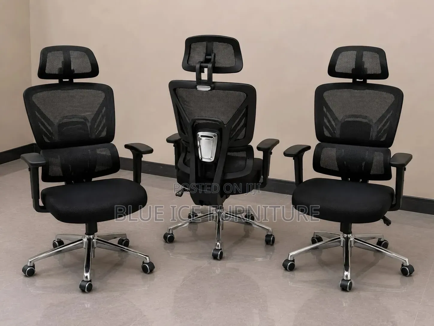 Ergonomic Executive Mesh Office Chair With Headrest